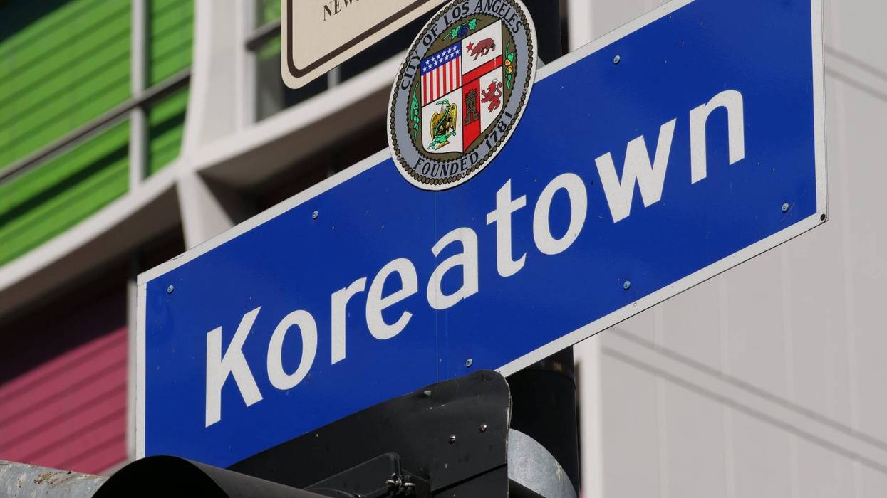Koreatown sign.