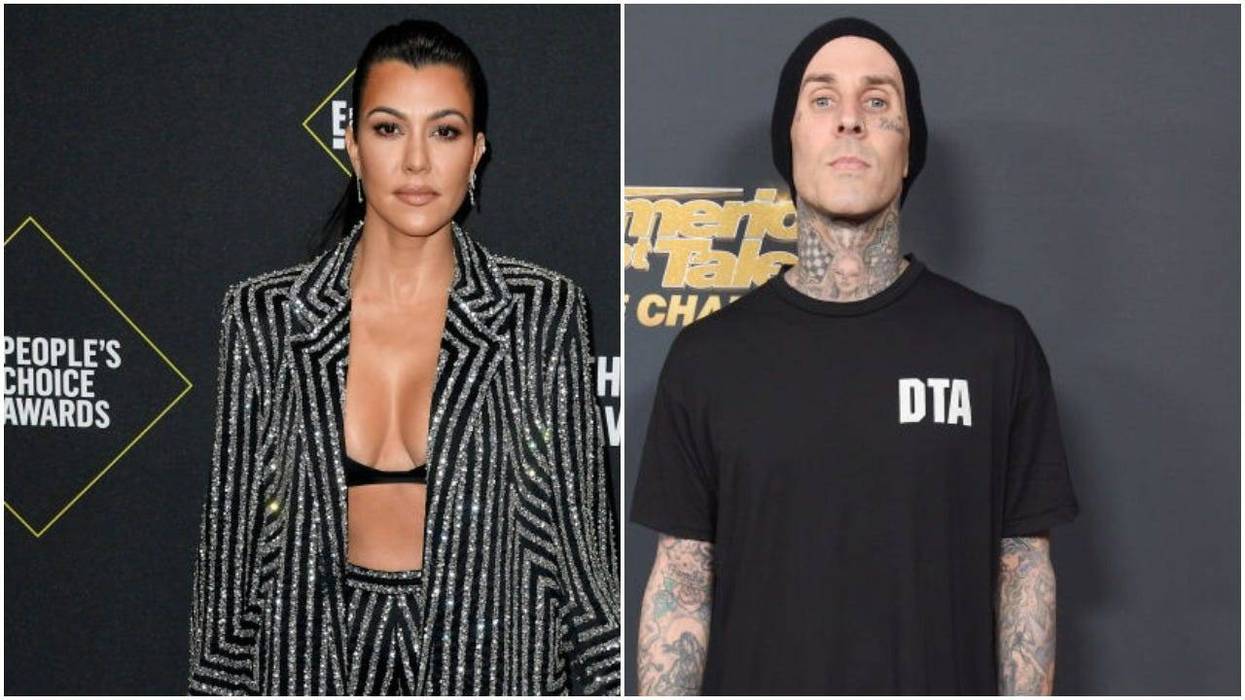 Kourtney Kardashian and Travis Barker