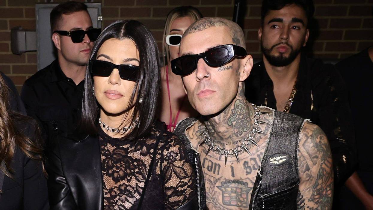 Kourtney Kardashian and Travis Barker