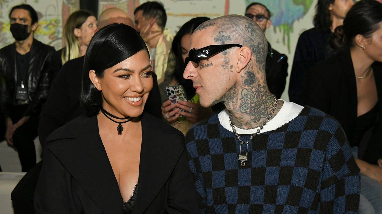 Kourtney Kardashian and Travis Barker