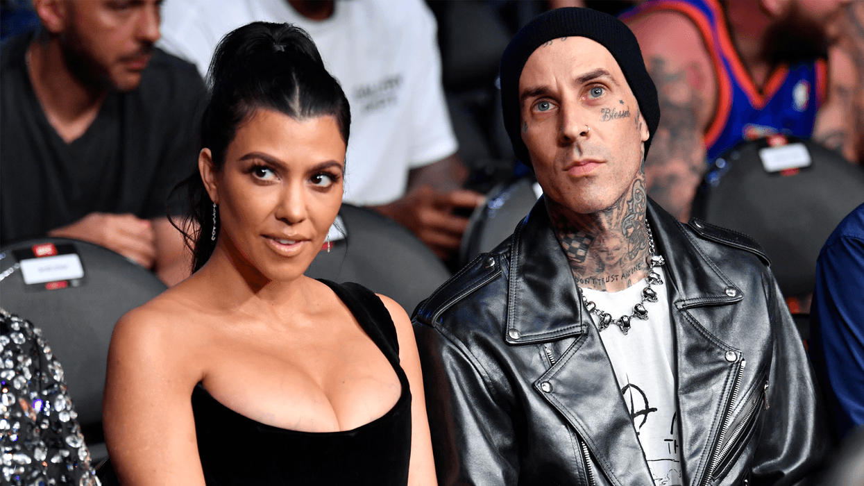 Kourtney Kardashian and Travis Barker