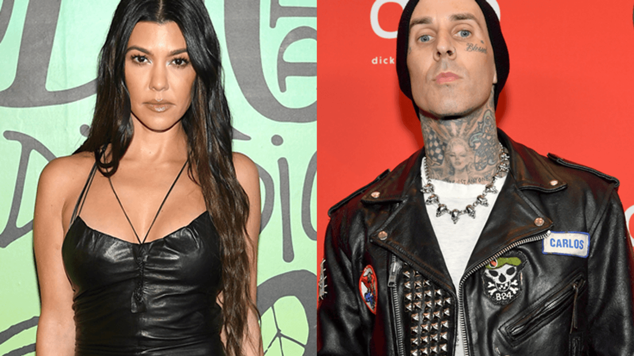 Kourtney Kardashian and Travis Barker