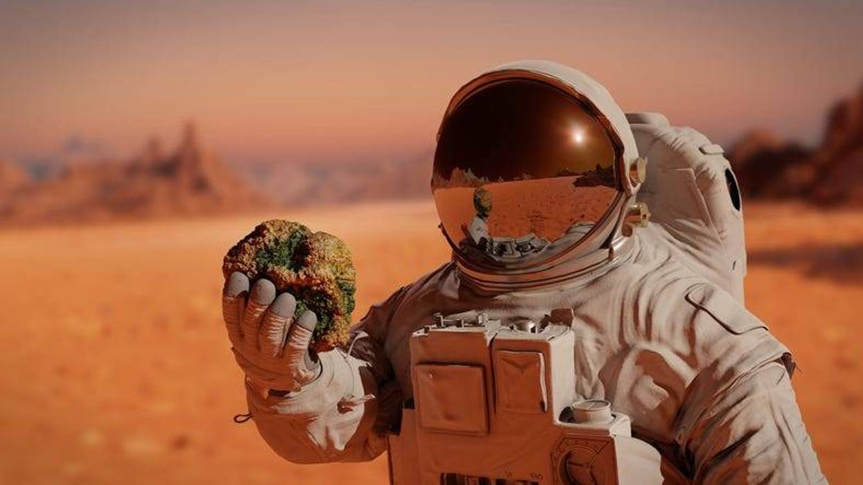 Krispy Kreme has introduced a doughnut to celebrate the Mars rover