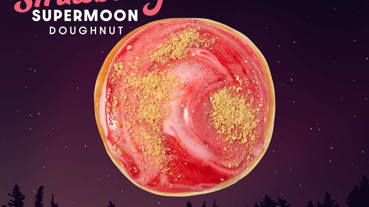 Krispy Kreme releases Strawberry Supermoon doughnut
