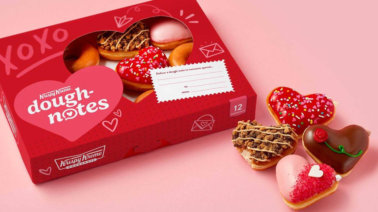 Krispy Kreme valentine's day