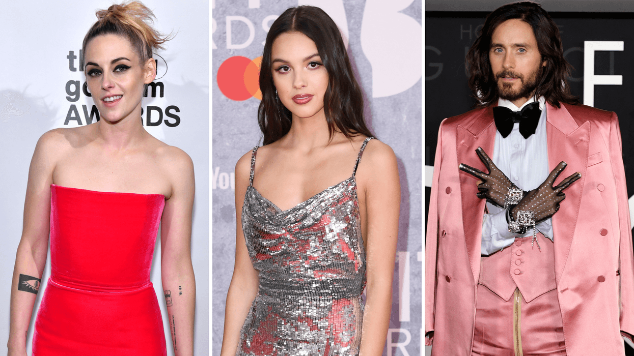 Kristen Stewart, Olivia Rodrigo and Jared Leto