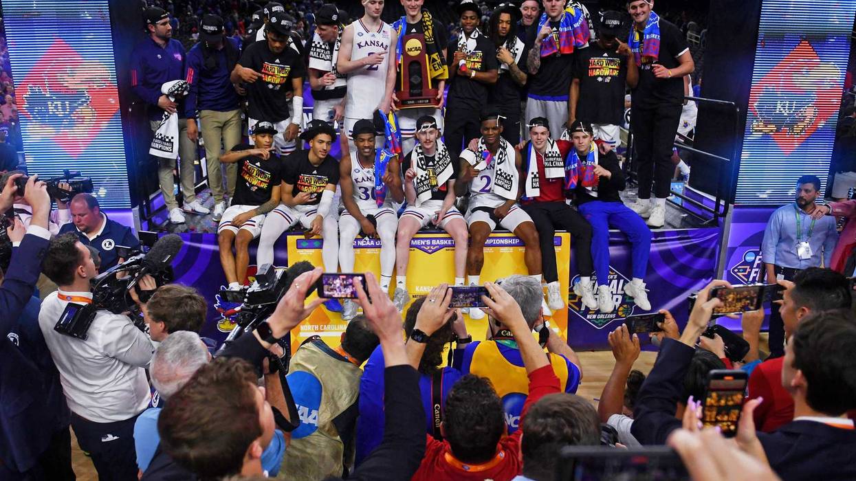 KU fans rejoice, the 'Hawks are atop the NCAA once again