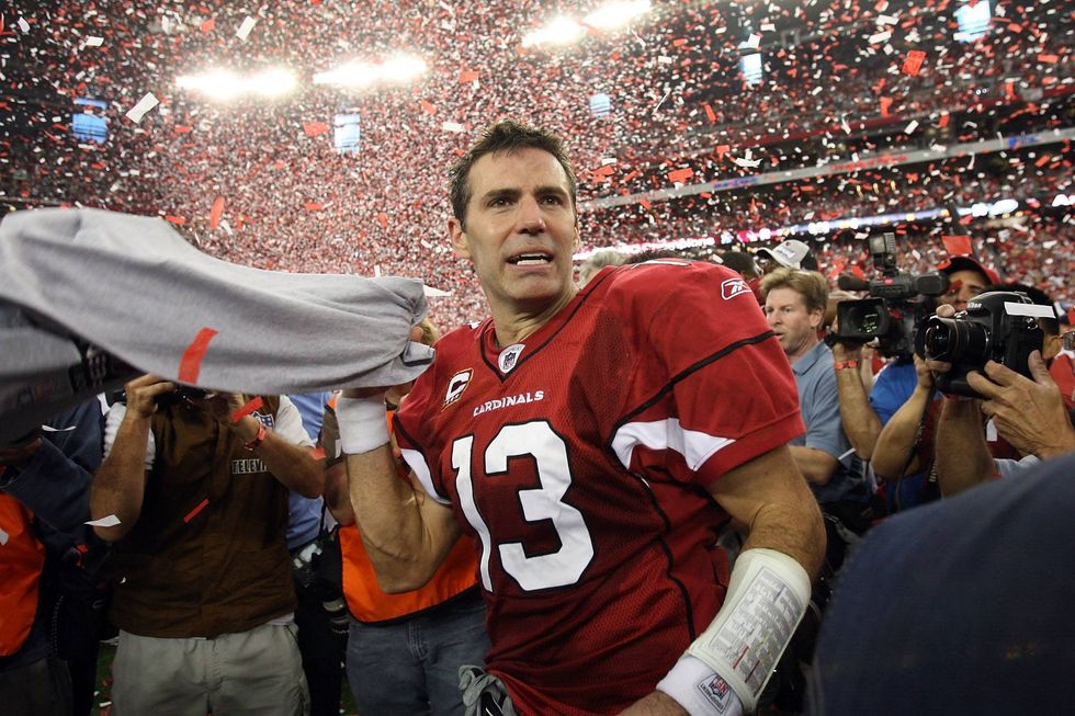 Kurt Warner following Arizona