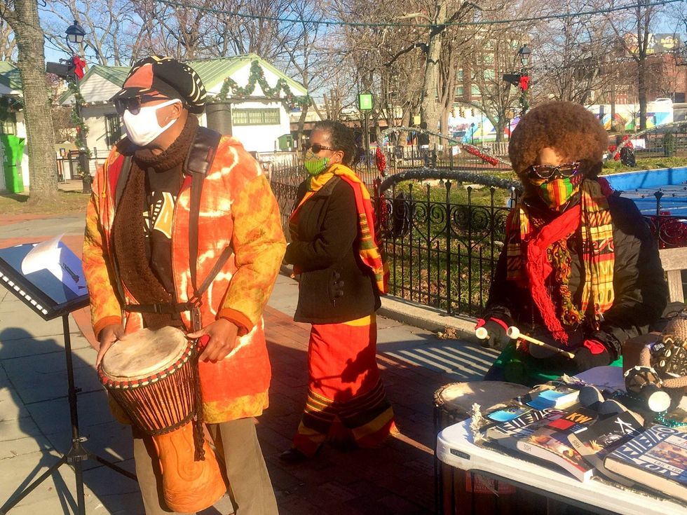 Kwanzaa with the African American Museum in Philadelphia.