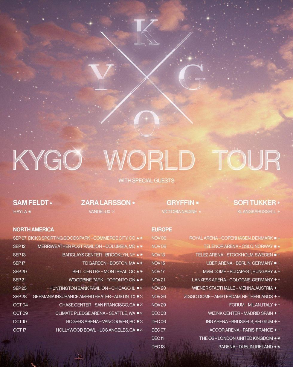 Kygo World Tour artwork