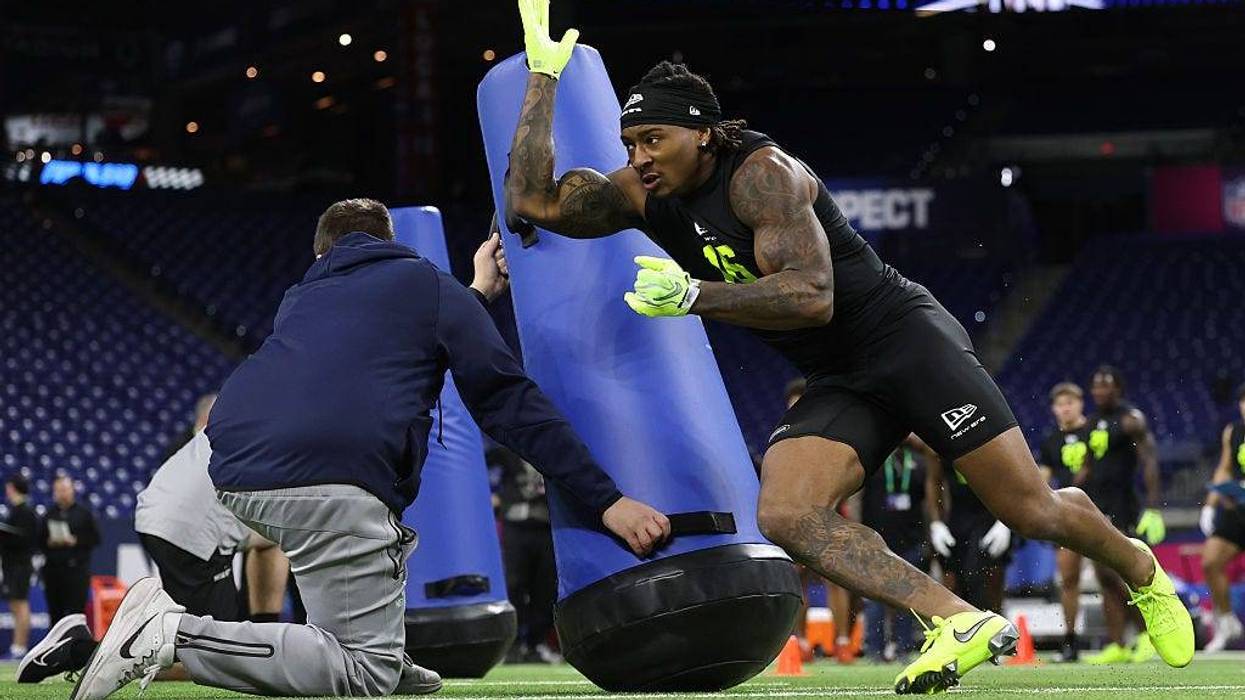 Kyle Louis at NFL Combine