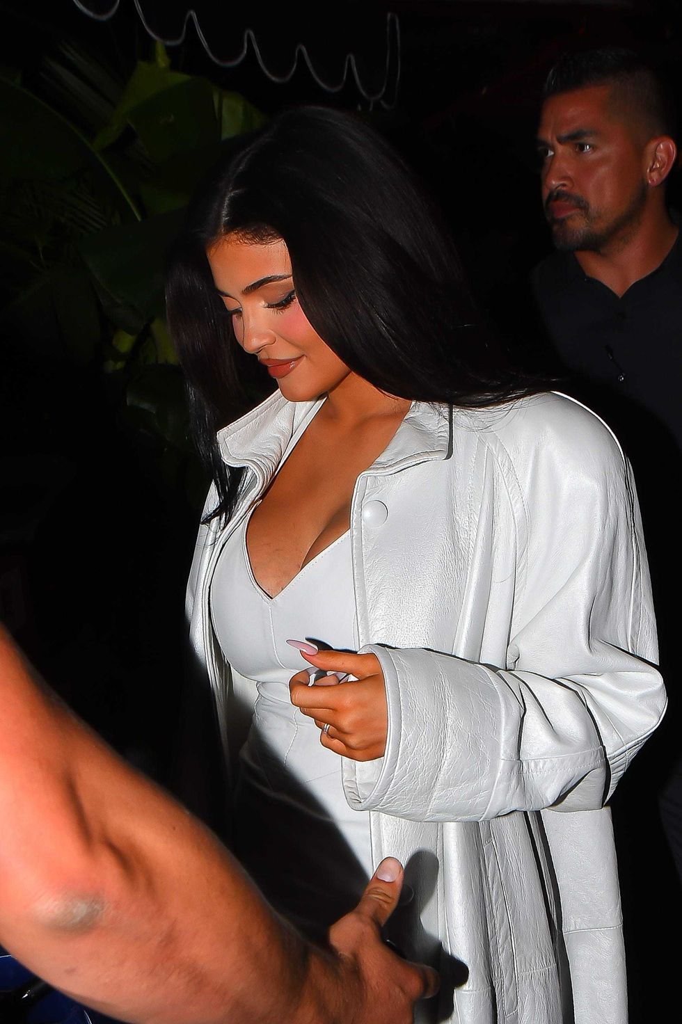 Kylie Jenner is seen out for dinner in Manhattan after announcing her second pregnancy on September 08, 2021 in New York City.
