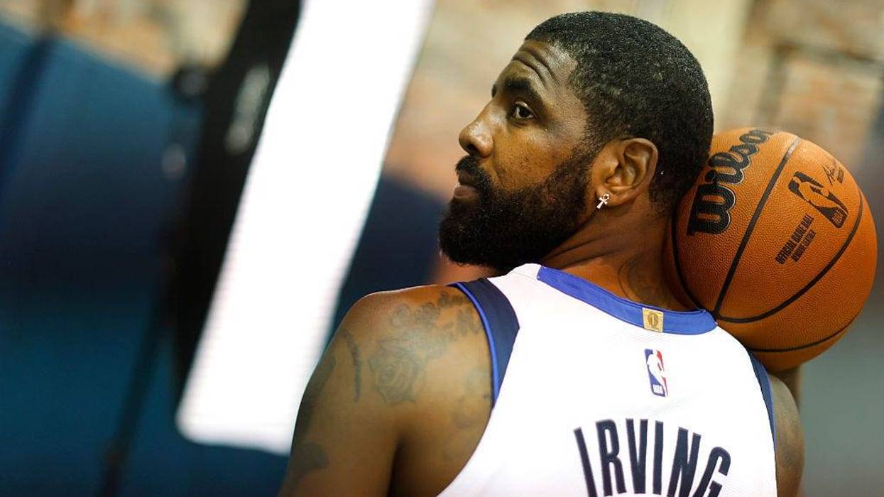 Kyrie Irving #11 of the Dallas Mavericks