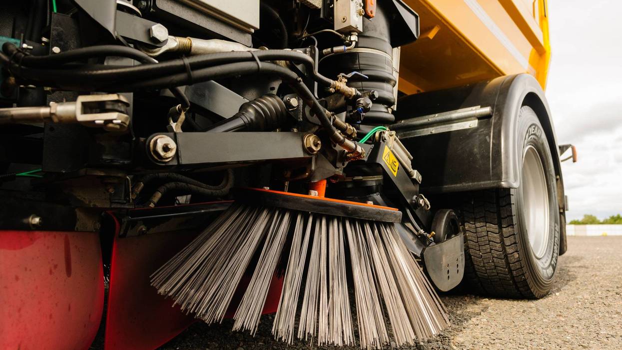 L.A. unveils `first of its kind' electric street sweeper