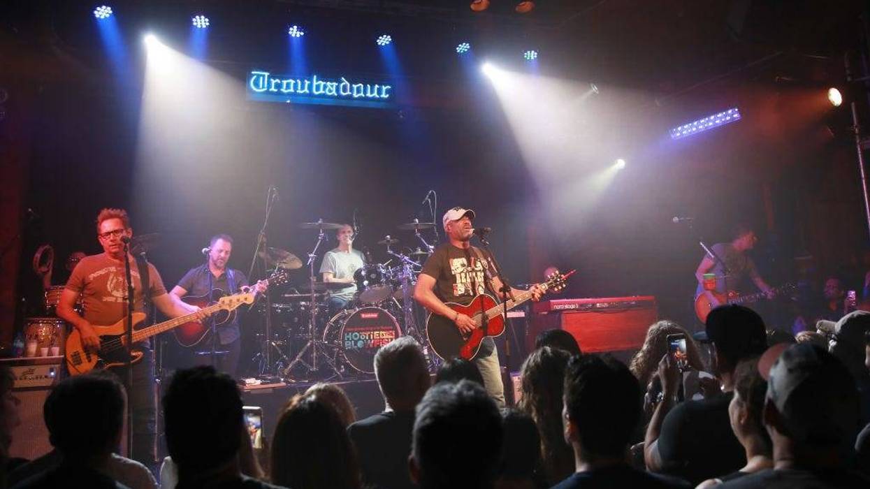 (L-R) Dean Felber, Jim Sonefeld, Darius Rucker and Mark Bryan of Hootie & the Blowfish