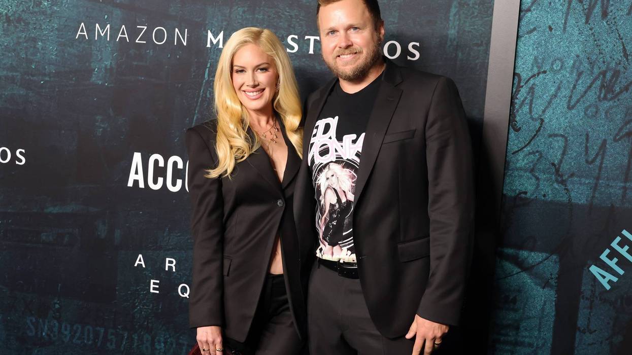 (L-R) Heidi Montag and Spencer Pratt attend the Los Angeles Premiere of Amazon MGM Studios "The Accountant 2" at TCL Chinese Theatre on April 16, 2025 in Hollywood, California.