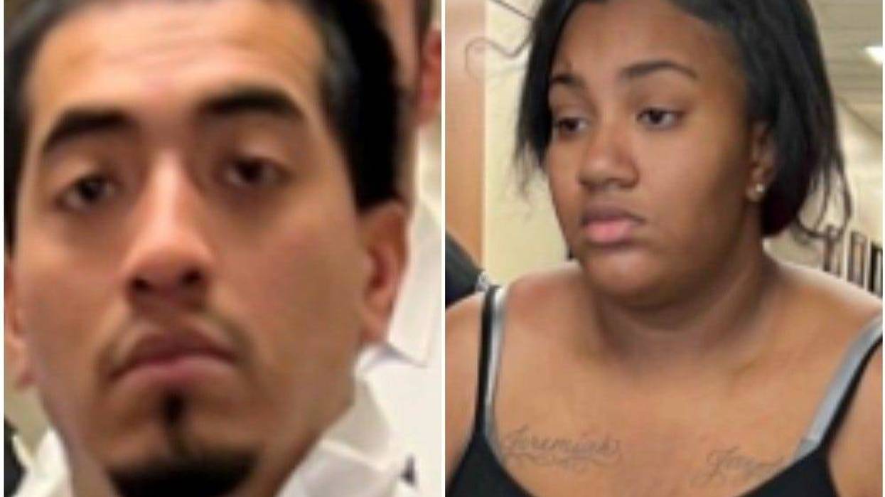 (L) Ricardo Mendez, 27, and (R) Atanita Miller, 24, were arrested in connection to the death of their 1-year-old son.