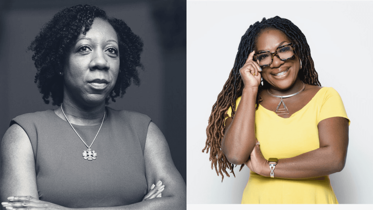 (L To R) "Atlanta Journal Constitution Washington Correspondent" Tia Mitchell "Wake Up With Dee" Host Dr. Dee Dawkins-Haigler