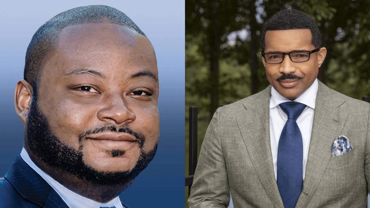 (L To R) "Attorney" Robert Patillo "The Rashad Richey Morning Show" Host Dr. Rashad Richey