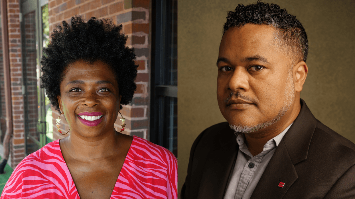 (L To R) "Beer educator & Author" Jen Price "Leader of The Black Culture Team "Mike Jordan"