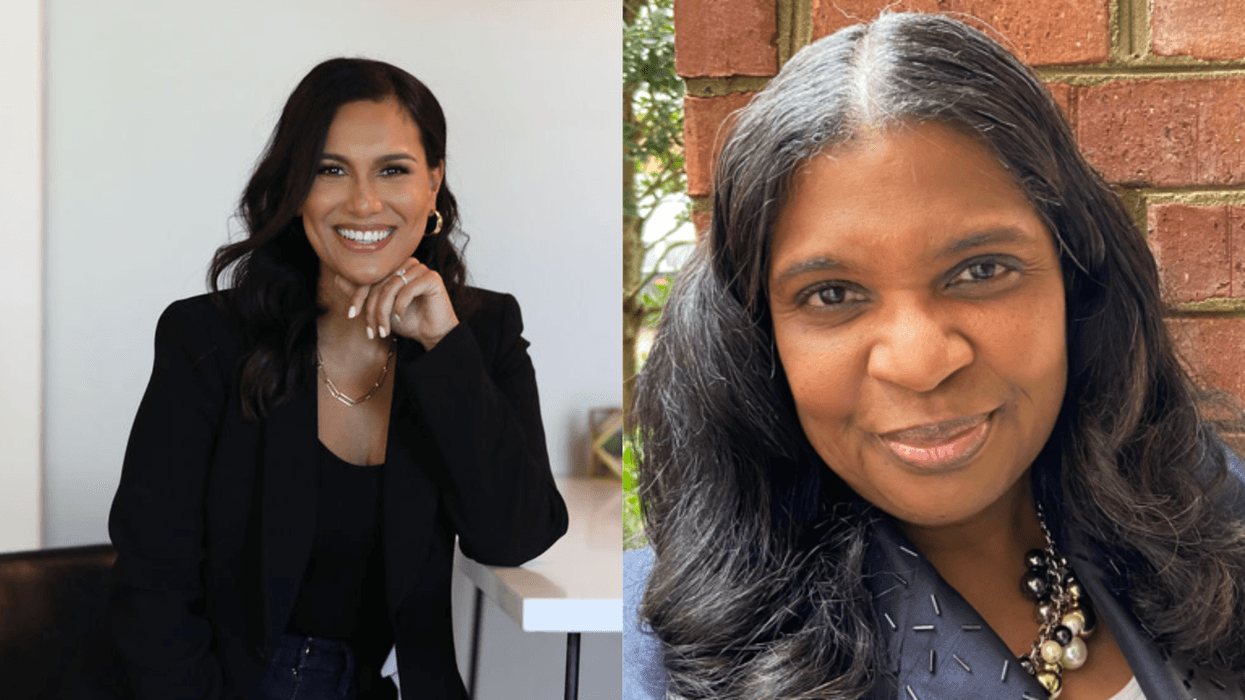 (L To R) "Career Advancement Expert" "MEDIA PROFESSIONAL, EDUCATOR, AUTHOR, AND ADVOCATE" Angela Greene