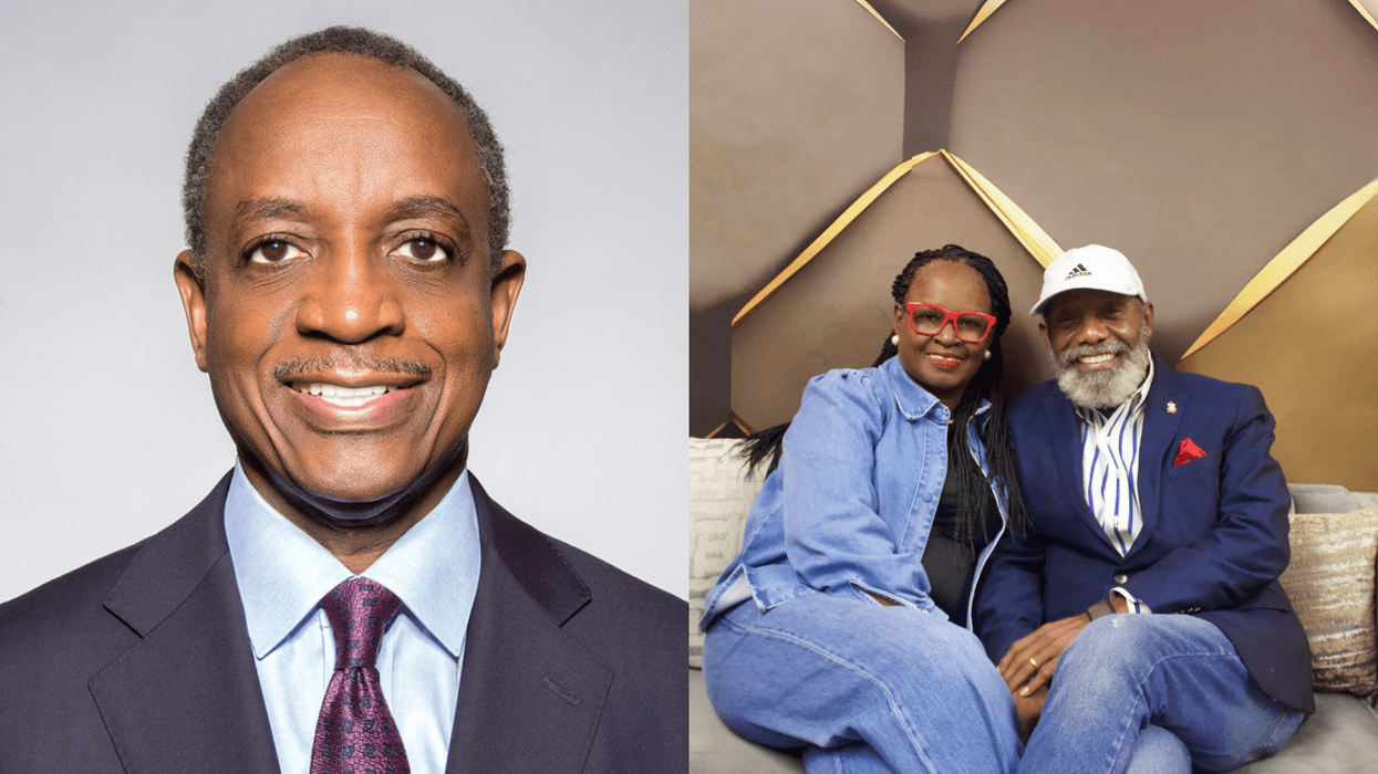 (L To R) "chief executive officer of DeKalb County" Michael L. Thurmond "Let's talk about it with the turner's" host The Turner's