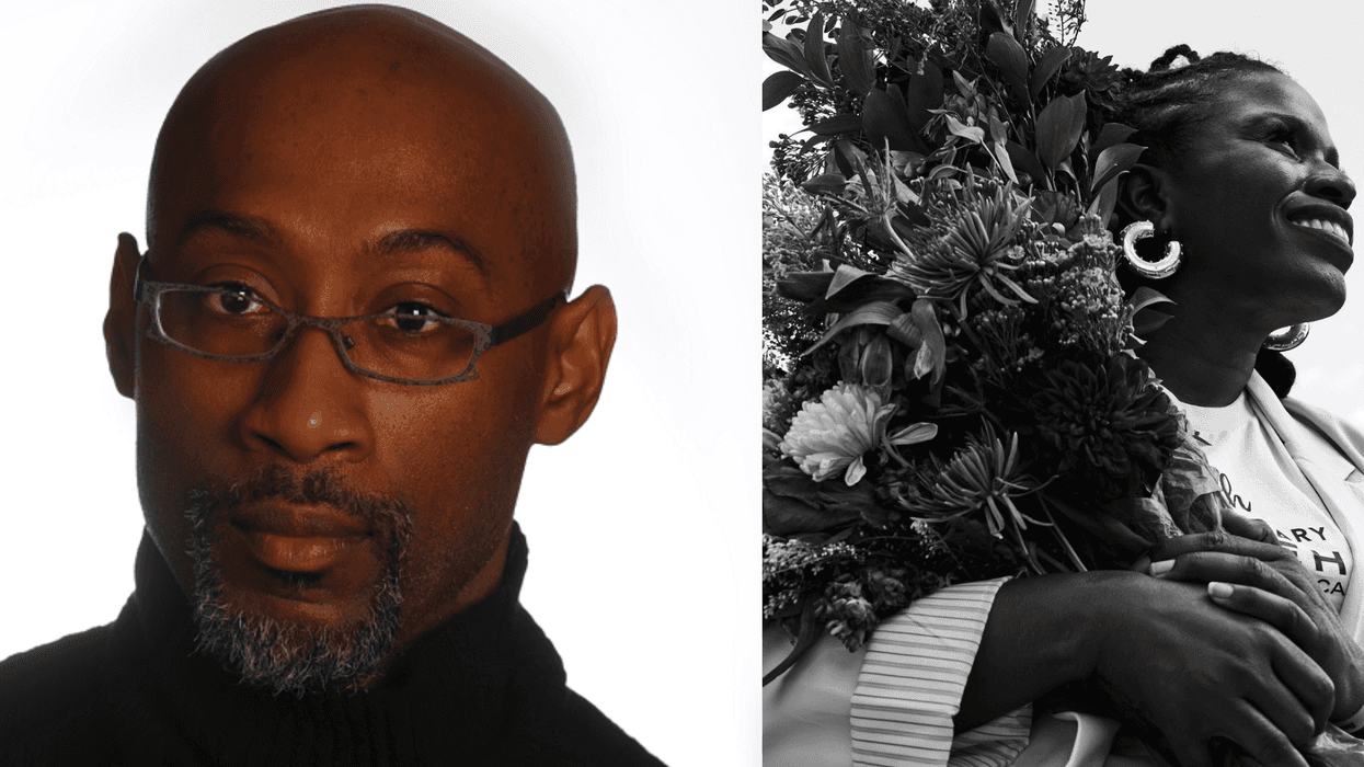 (L To R) "Chief Learning Officer of LEADright" Dr. Tony Lamair Burks II "Human Relations Board Member" Bridgette Simpson