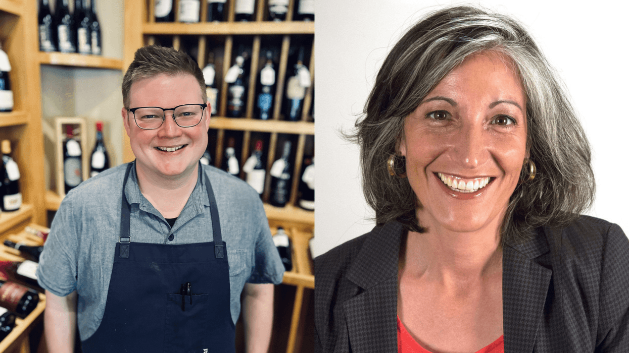 (L to R) "Executive Chef" Matt McCarthy "Senior Editor - Food & Dining of the Atlanta Journal-Constitution" Ligaya Figueras