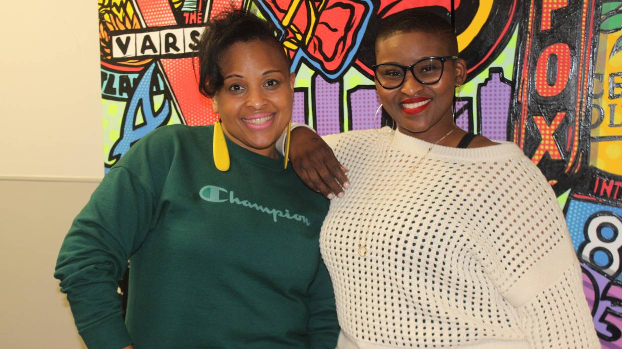 (L To R) "Good Vibes" host DJMs.Eclectic Thompson, "CEO/Chef" Chef Mo