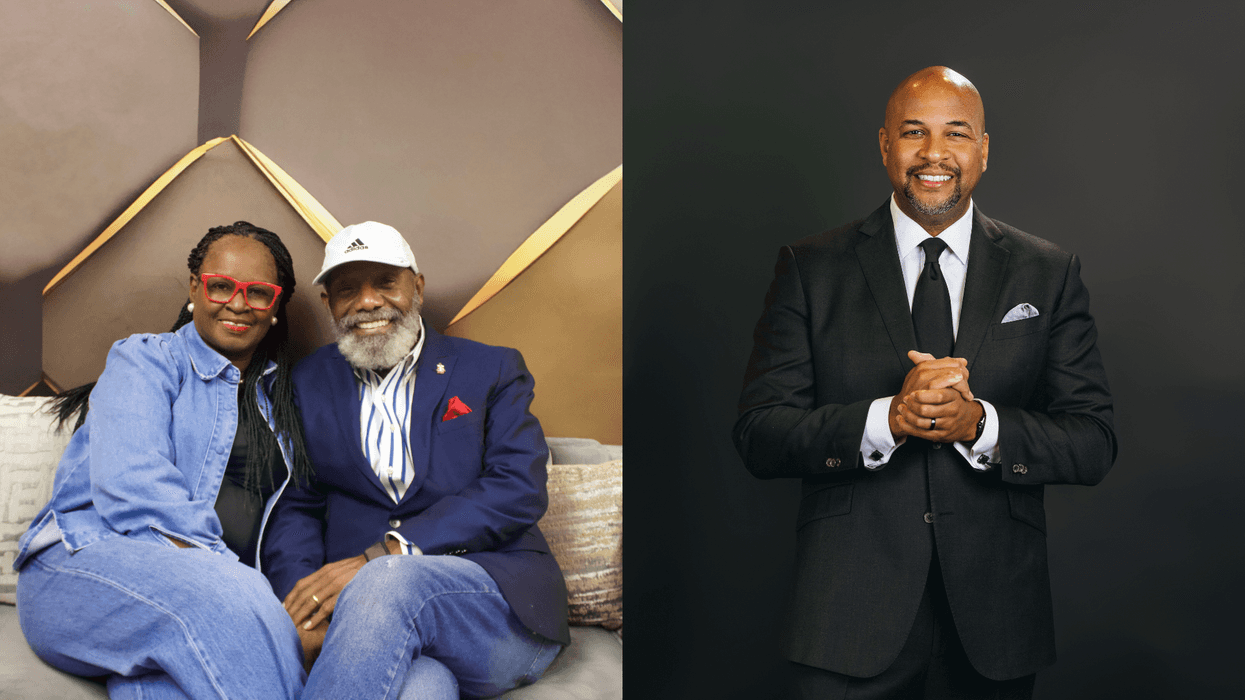 (L TO R) "Let's Talk About It With The Turners" Host Vickie & Rob Turner "FOUNDER & CEO, PARAMOUNT CONSULTING GROUP " THARON JOHNSON