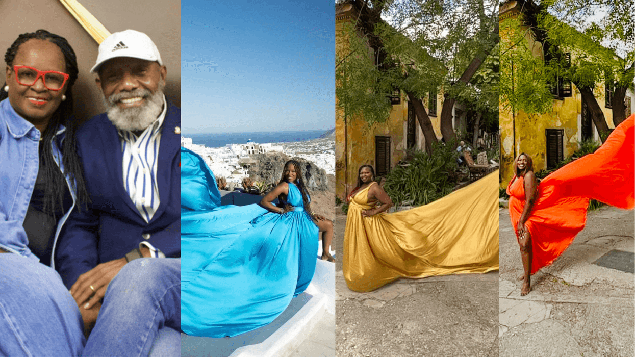 (L TO R) "Let's Talk About It With The Turners" Host Vickie Turner & Rob Turner "Traveling Divas" Reshawna Banks, Adriene Thornton, Brenda S Stinson