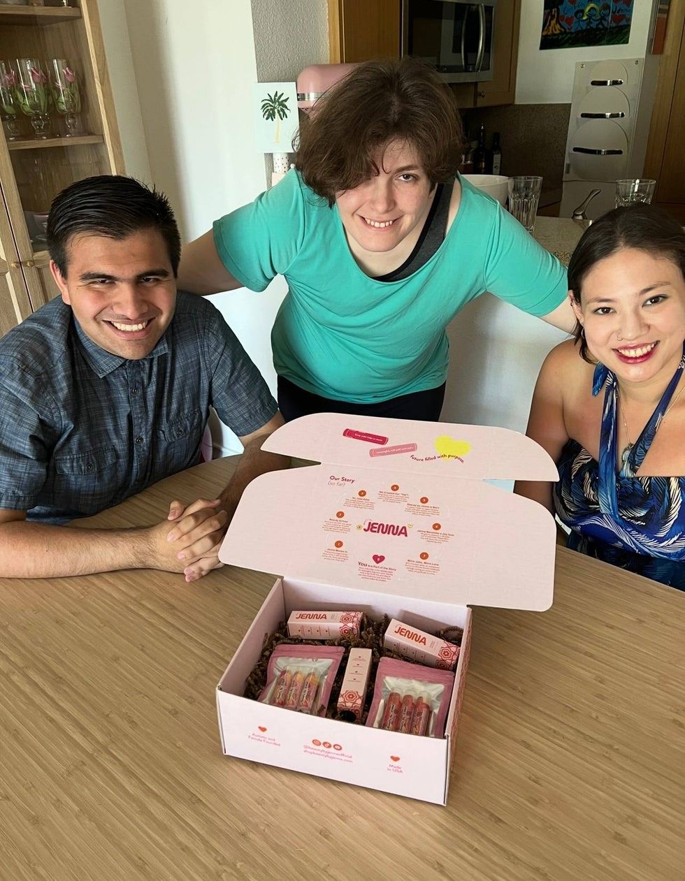 L to R: Manny, Jenna, and Teal