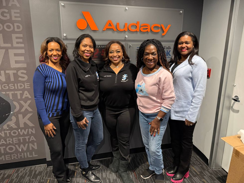 (L To R) "National Program Director" Tasha B. Penny "National Vice President" Ily J. Houston "National President" Darlene McGhee Whittington "Wake Up With Dee" Host Dr. Dee Dawkins-Haigler "National Treasurer" Deidre S. Lindsey