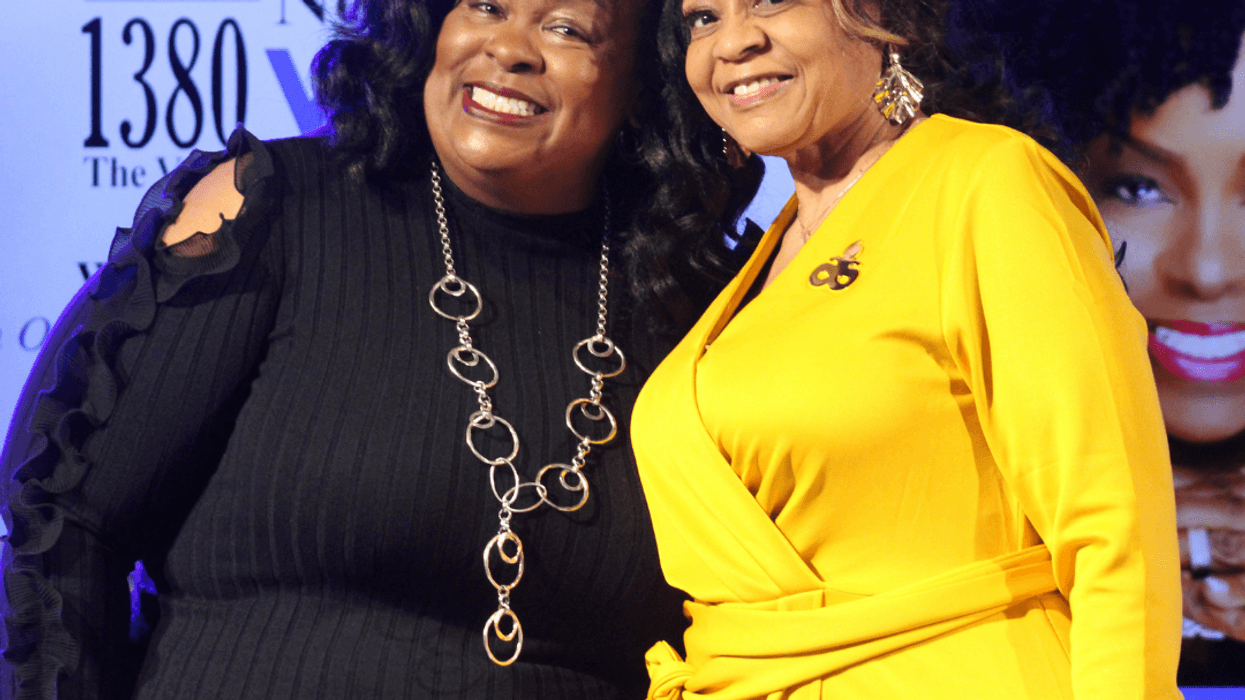 (L To R) "On Point With Juandolyn Stokes" Host Juandolyn Stokes "V103/WAOK's News Brand Manager" Dr. Maria Boynton