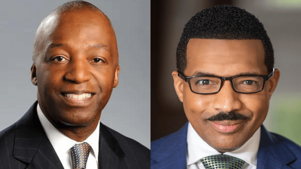 (L To R) "Representative" Billy Mitchell "The Rashad Richey Morning Show" Host Dr. Rashad Richey