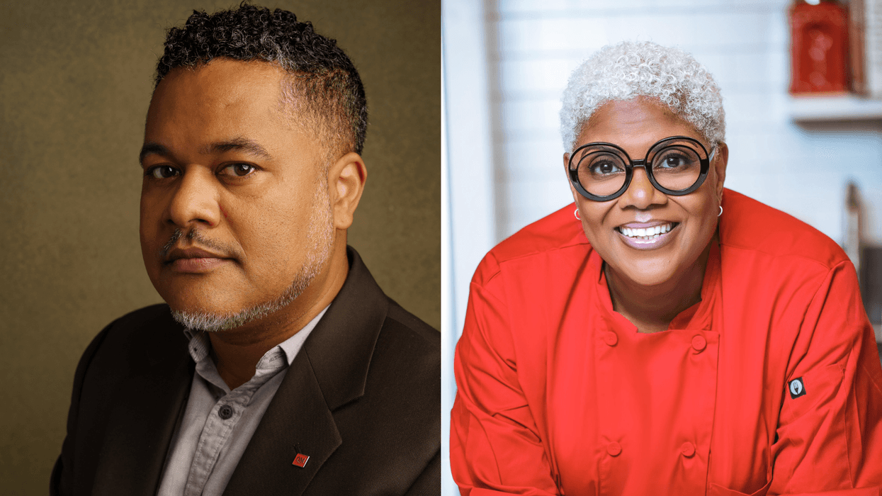 (L To R) *Senior Editor at The Atlanta Journal-Constitution leading the Black culture team* Mike Jordan "Chef" Deborah VanTrese