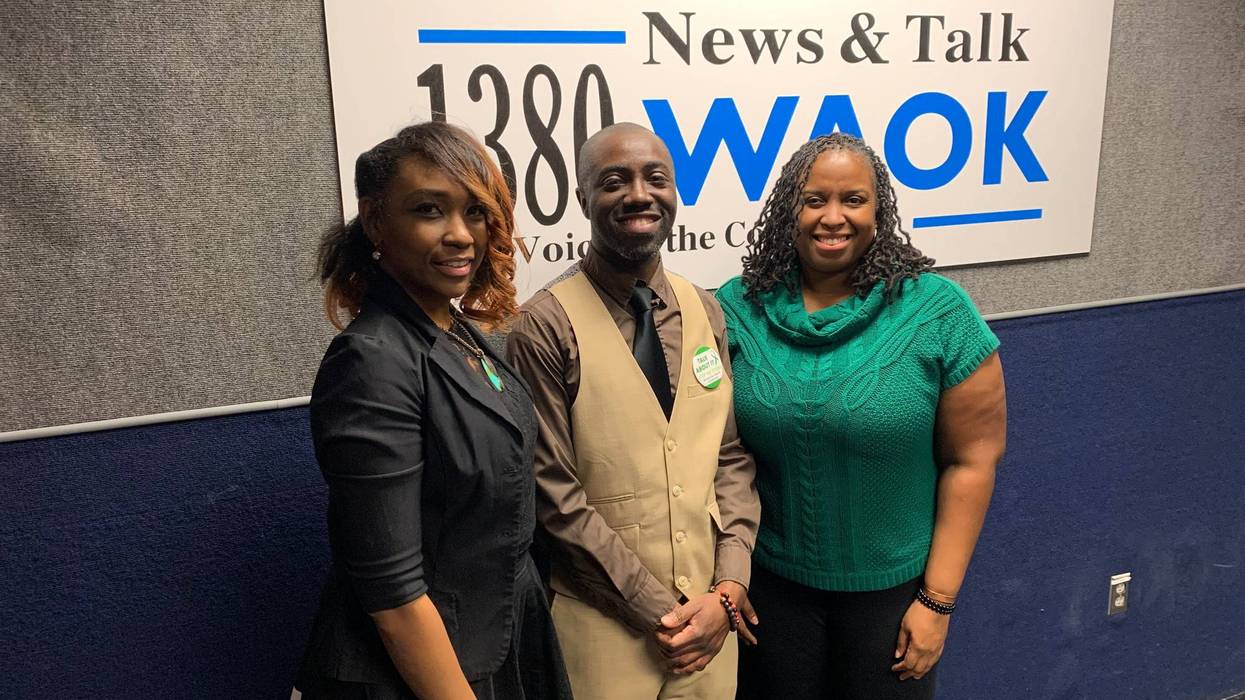 (L to R) Sha'ria Thomas, Sean Garvey, & Monique Fluker discuss food, school safety, & mental health