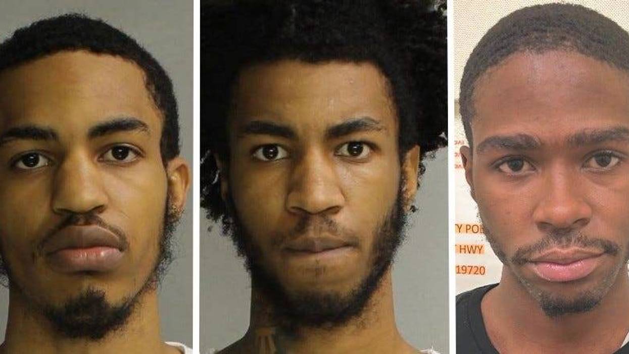 (l to r) Tariq Anderson and Taalibudeen "Taalib" Ibn Anderson of Philadelphia and Daijon Griffin of Wilmington