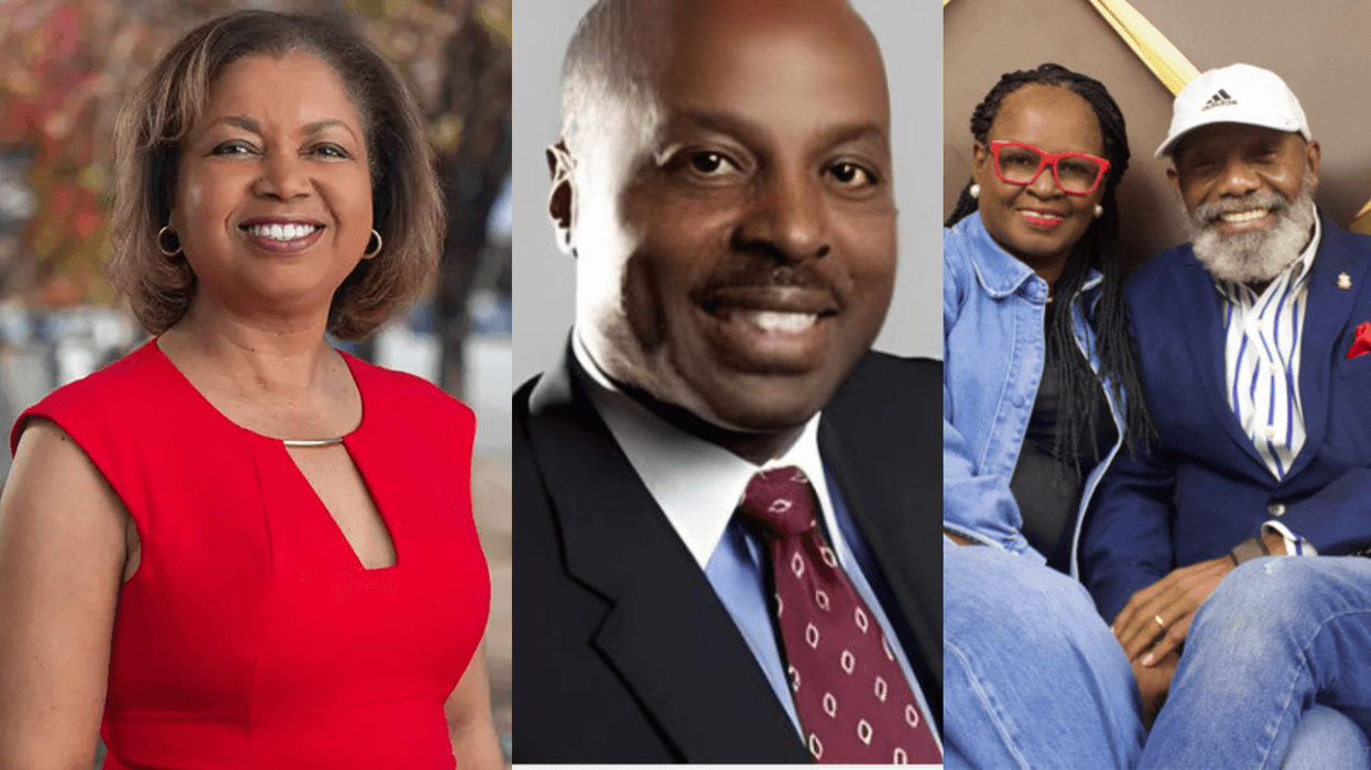 (L To R) "the co-chair of Hall Booth Smith, P.C’s Employment Group" Melanie Slaton "journalist, lawyer and media consultant" Ben Holden "Let's Talk about it with the turner's" Host The Turner's