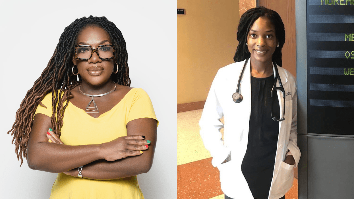 (L TO R) "Wake Up With Dee Morning Show" Host Dr. Dee Dawkins Haigler "Dr. Hannah Haigler" Doctor