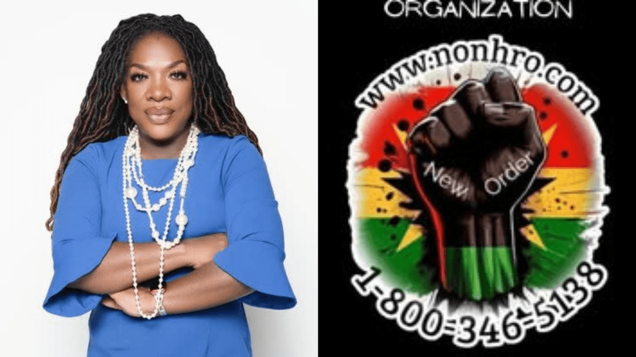 (L TO R) "Wake Up With Dee Morning Show host" Dr. Dee Dawkins Haigler "New Order National Human Rights Organization"