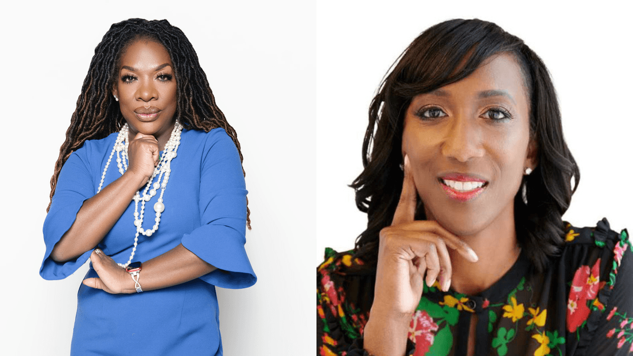 (L TO R) "Wake Up With Dee Morning Show Host" Dr. Dee Dawkins Haigler "Owner of Atlanta Wellness Clinic | Author | Holistic Nutrition Expert" Catina Wilson