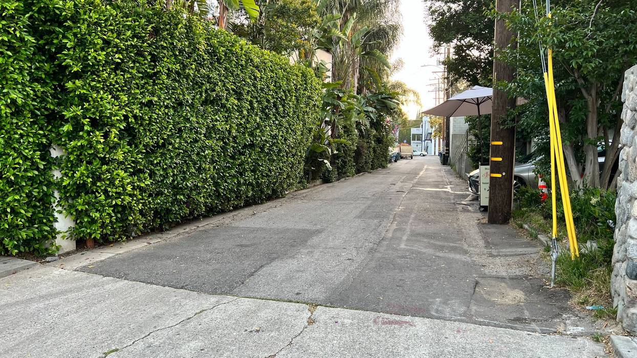 La Boheme - alley just off Santa Monica Blvd