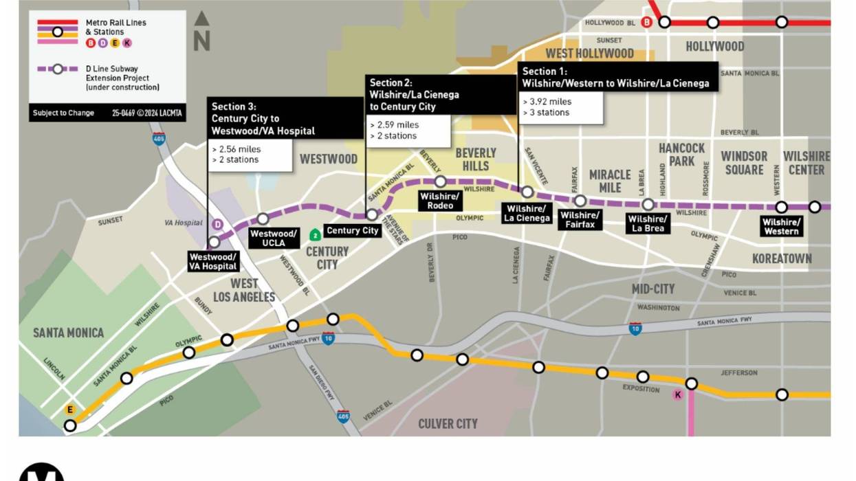 LA Metro D line project