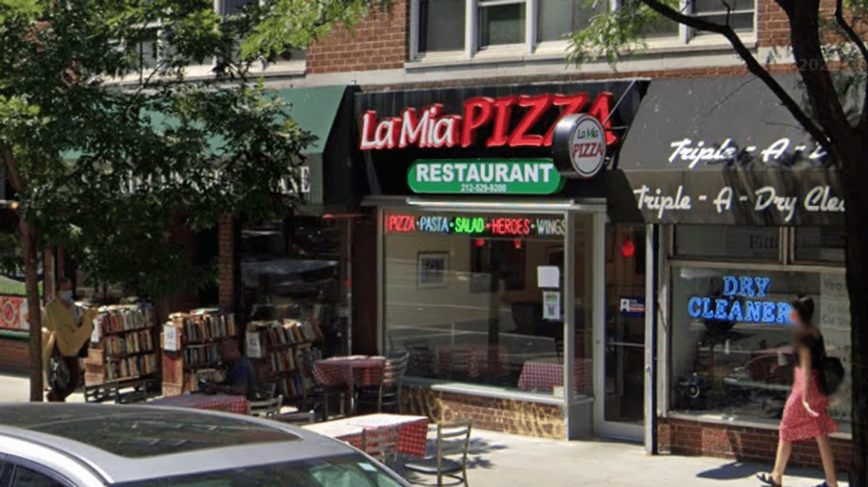 La Mia Pizza Restaurant, where a small gas explosion occurred on Sunday