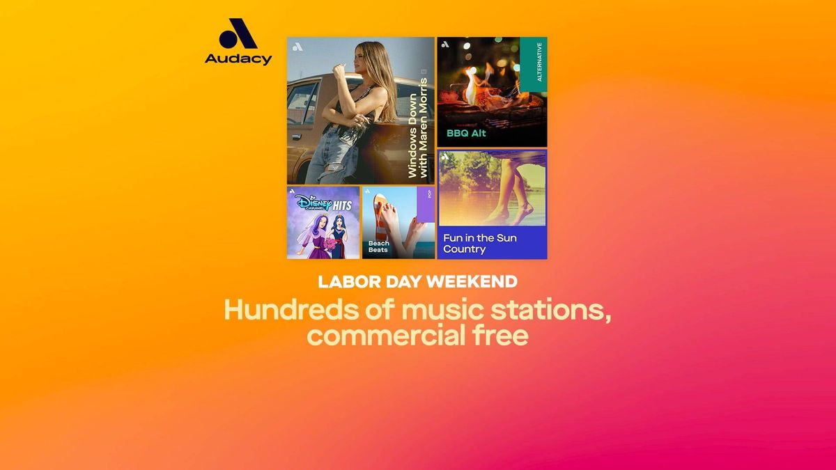 Labor Day Weekend : Commercial Free on Audacy