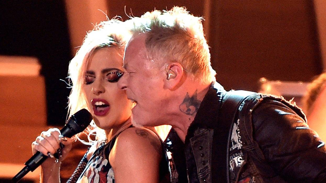Lady Gaga and Metallica's James Hetfield
