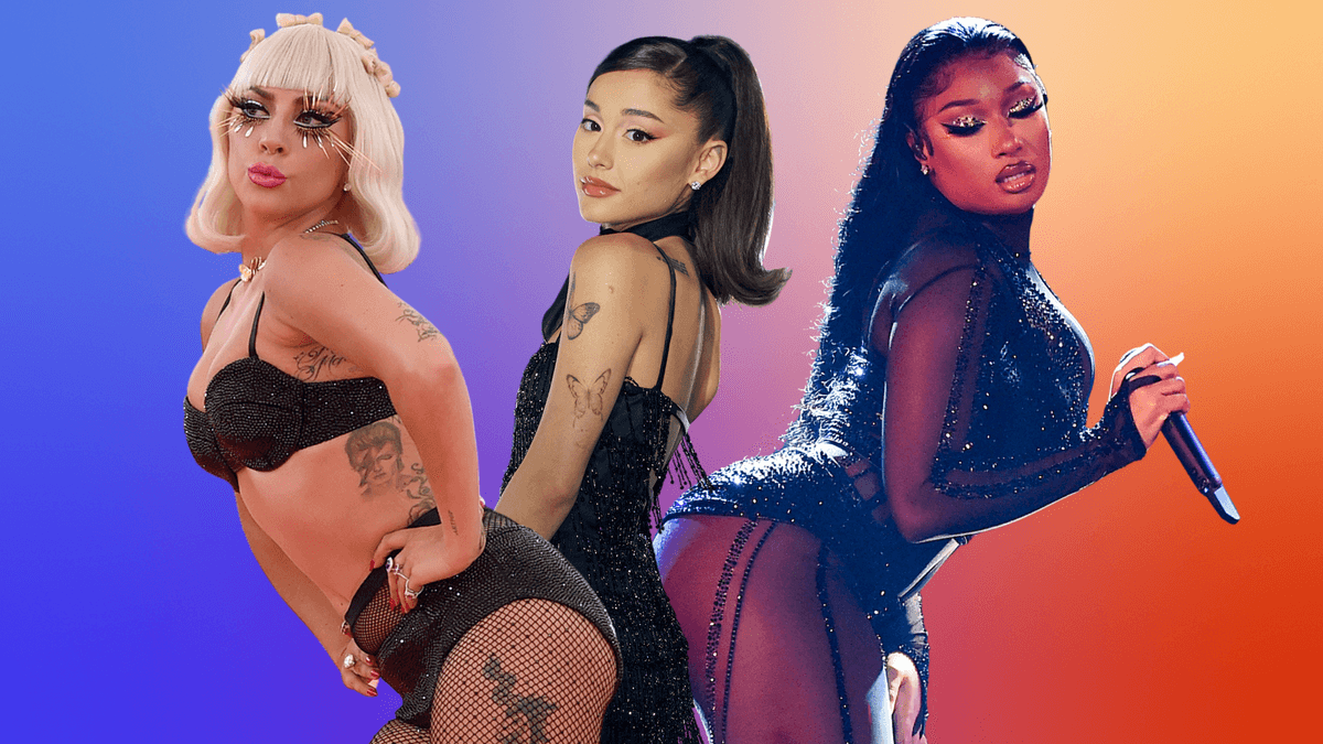 Lady Gaga, Ariana Grande and Megan Thee Stallion