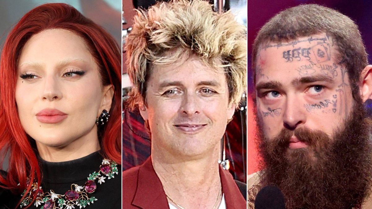 Lady Gaga, Billie Joe Armstrong of Green Day, Post Malone