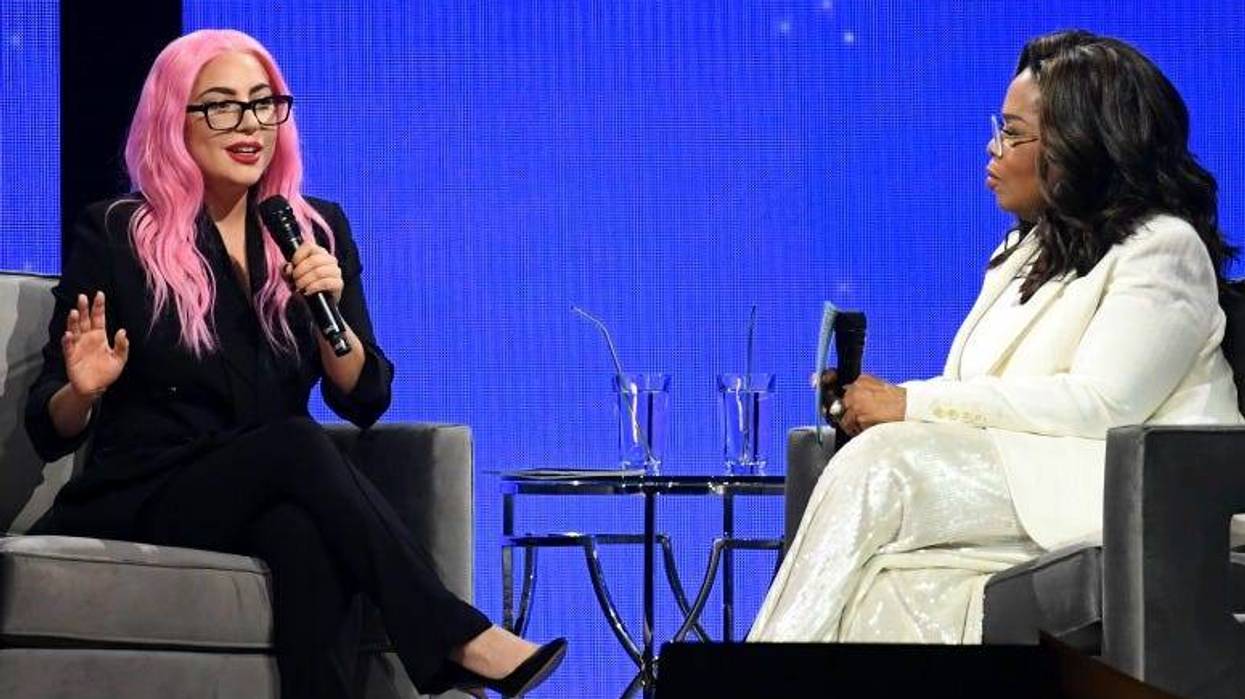 Lady Gaga Guest Appearance at Oprah's 2020 Vision: Your Life in Focus Tour, BB&T Center, Sunrise, Florida